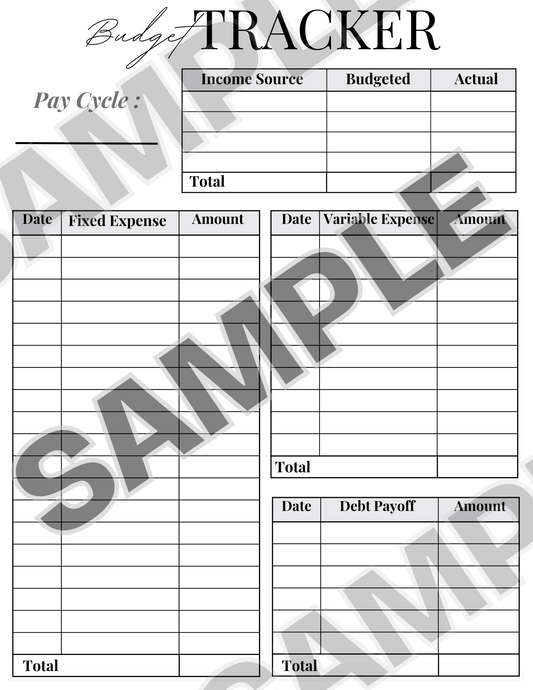 Budget Bundle -  (Digital Download)