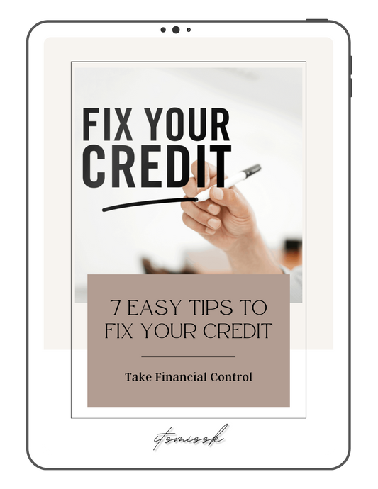 CREDIT REPAIR WORKBOOK - (DIGITAL DOWNLOAD)