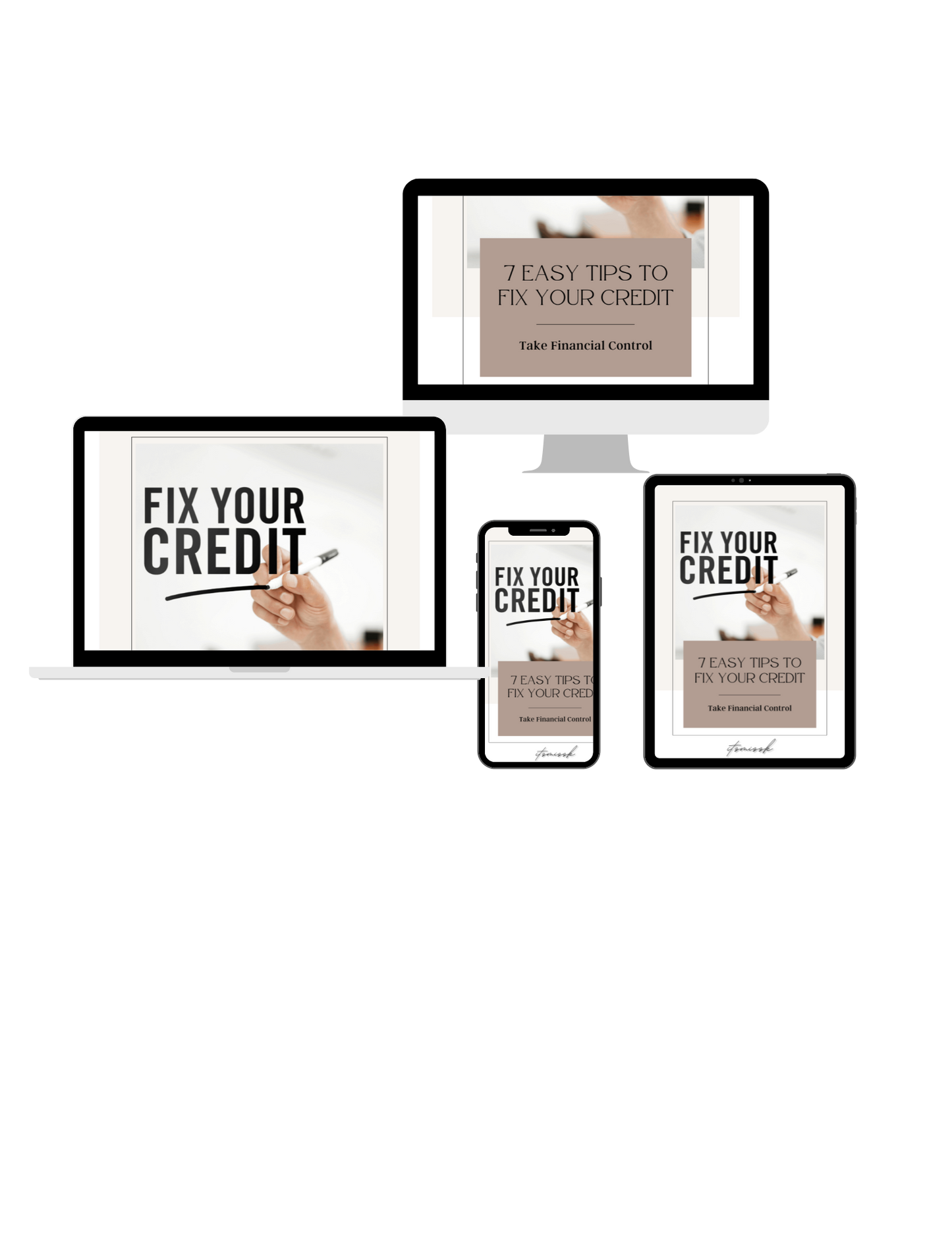 CREDIT REPAIR WORKBOOK - (DIGITAL DOWNLOAD)