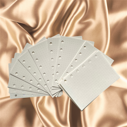 A7 Dotted Paper Inserts (55pcs)