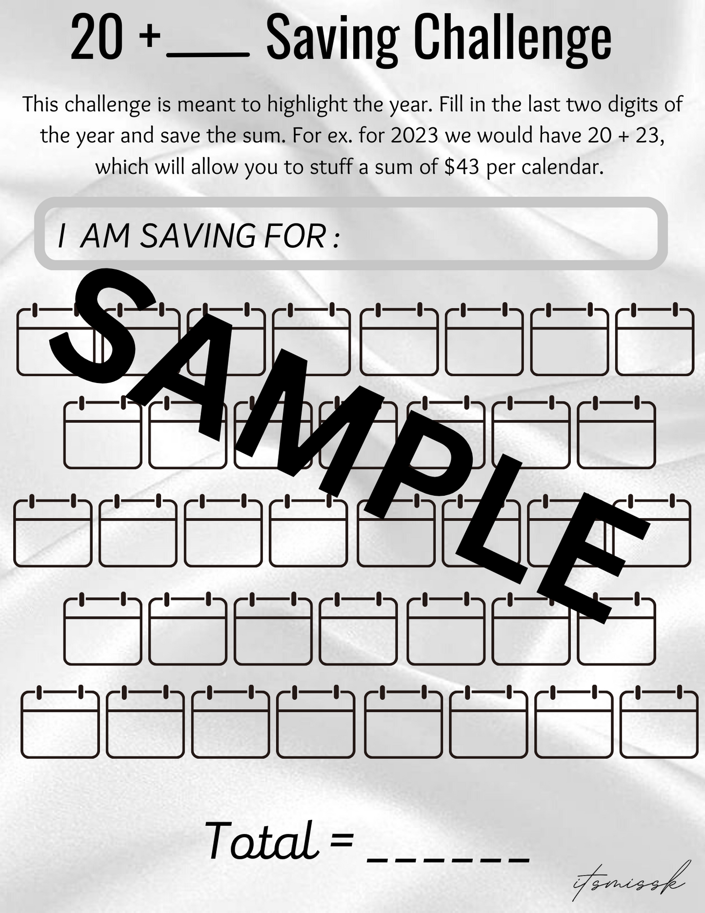 2024 Saving Challenge Book - (Physical Coil Bounded Book)