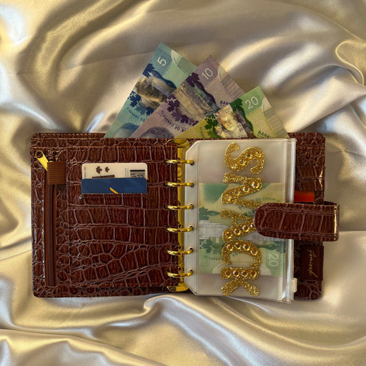 CROC A7 BINDER - Brown