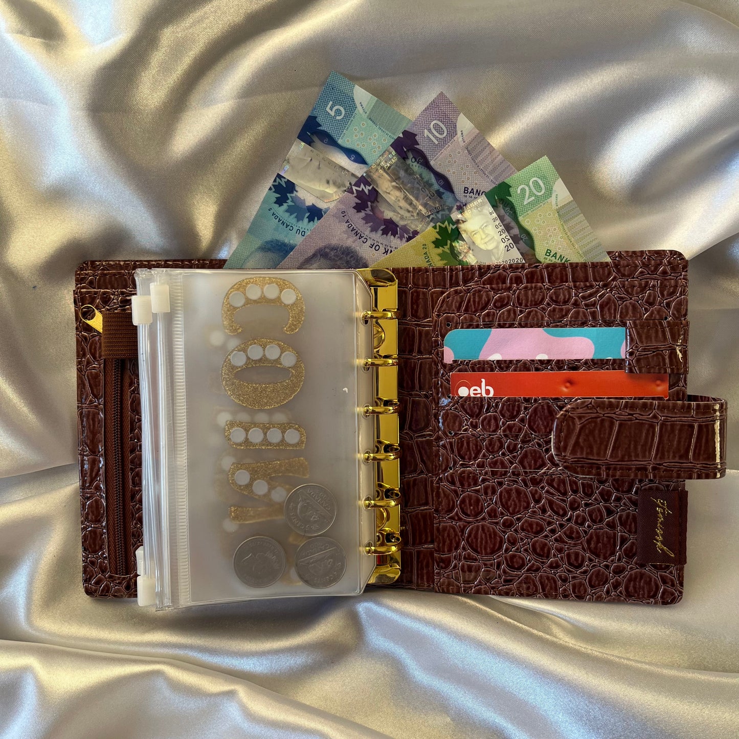 CROC A7 BINDER - Brown