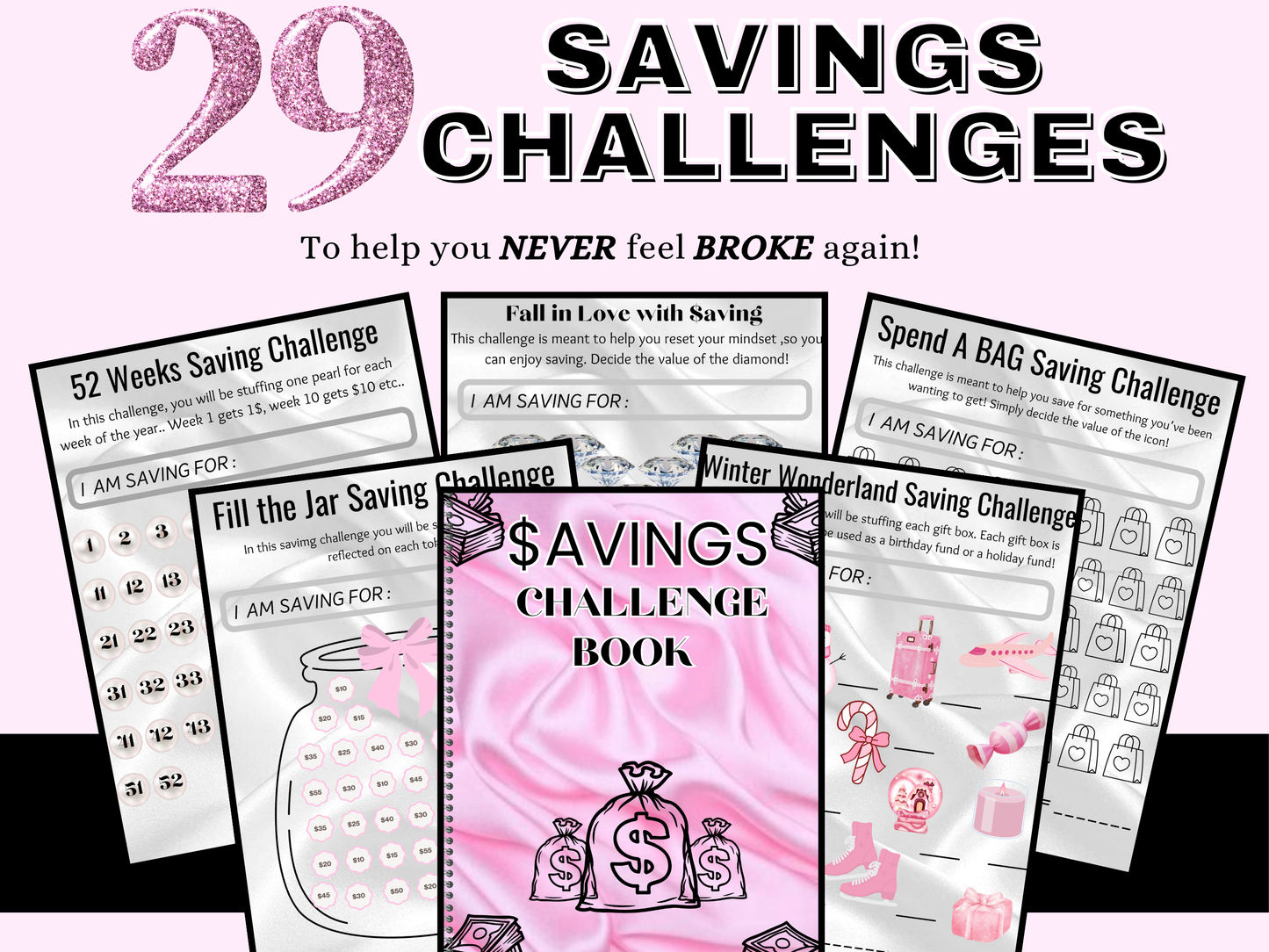 2026 Saving Challenge Book - (Digital Download)