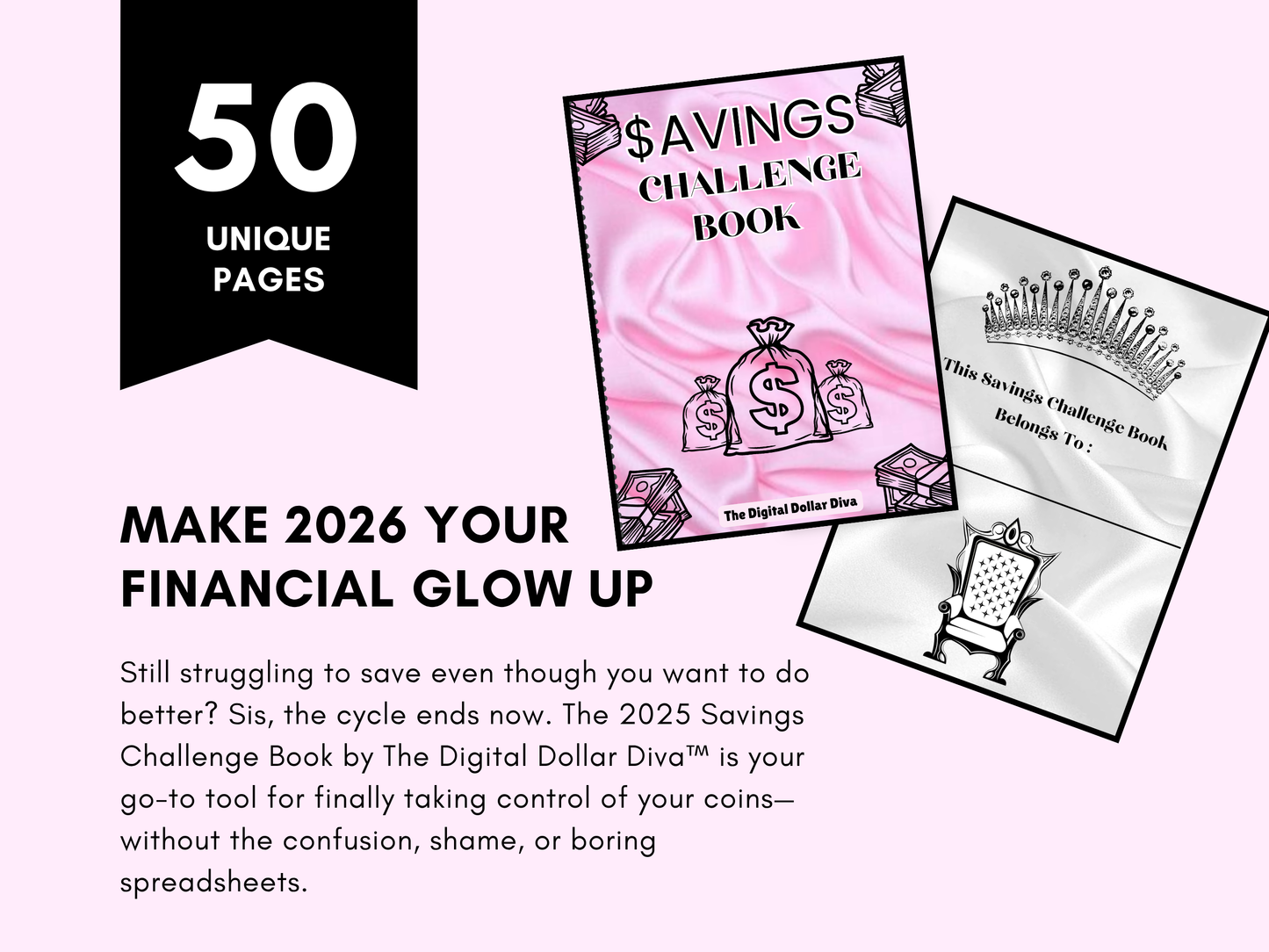 2026 Saving Challenge Book - (Digital Download)