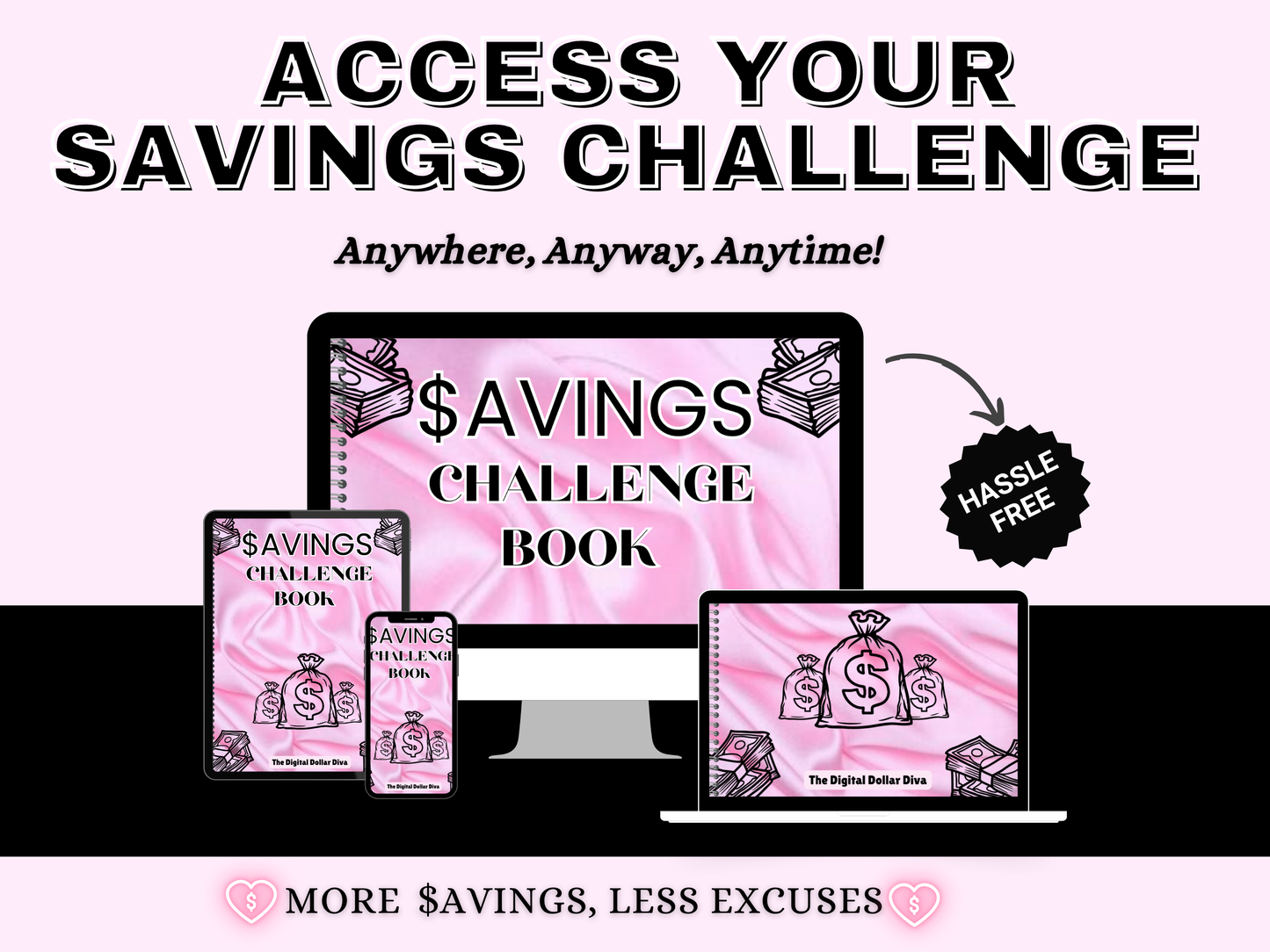 2026 Saving Challenge Book - (Digital Download)