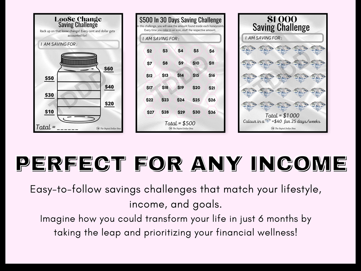 2026 Saving Challenge Book - (Digital Download)