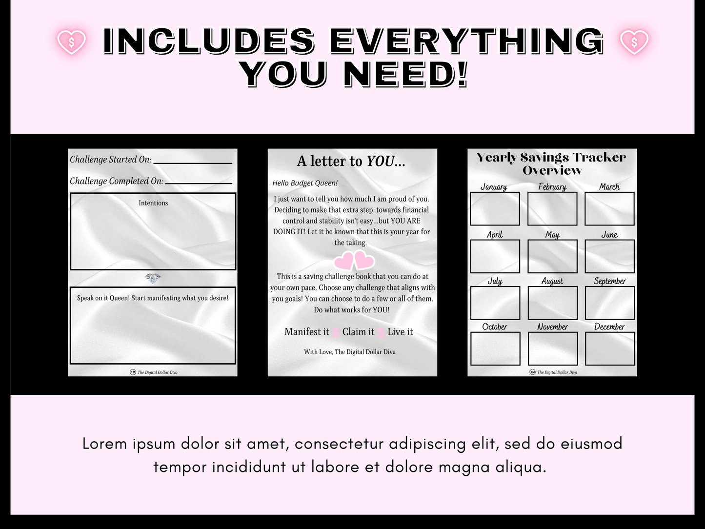 2026 Saving Challenge Book - (Digital Download)