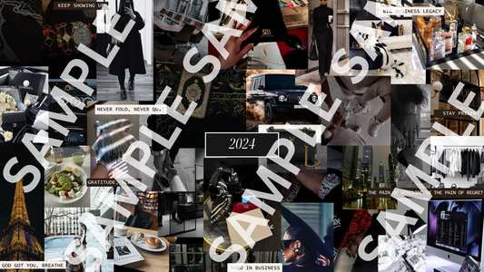 2024 Digital Vision Board Template: Manifest Your Best Life