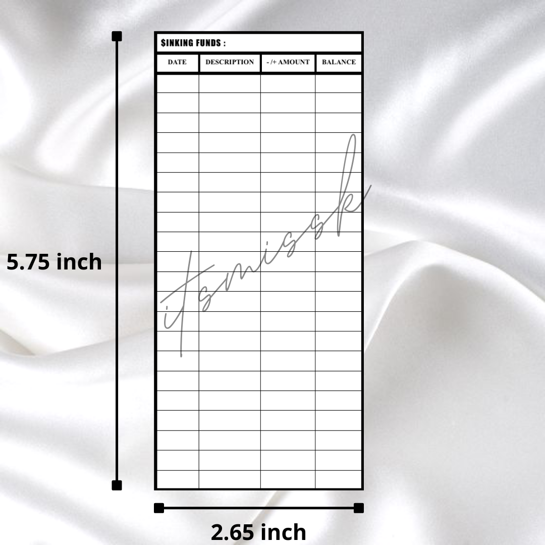 CASH ENVELOPE TRACKER (INSTANT DOWNLOAD)